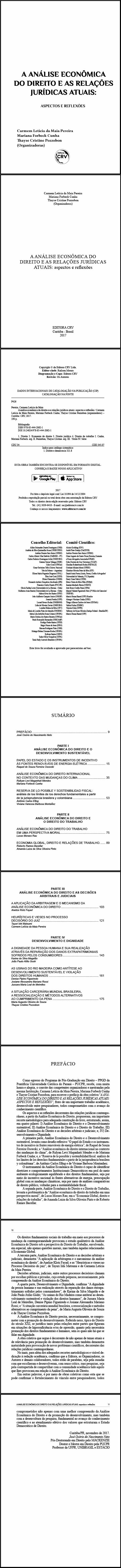 A ANÁLISE ECONÔMICA DO DIREITO E AS RELAÇÕES JURÍDICAS ATUAIS:<br>aspectos e reﬂexões